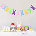 Easter Bunny Rabbit Banner Bunting Garland Easter Decorations