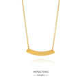 Fashion Jewelry  Necklace Blank Round  Pendant Stainless Steel Logo  Necklace With With Custom Laser Engraved Logo