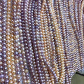 Hot Sale Round Real Freshwater Pearl Chain Strand 40cm 16 Inches 3A Pearl Chain Necklace