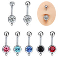Titanium Navel Ring Dangling Belly Button Rings Piercings 14G Belly Piercings for Women Jewelry