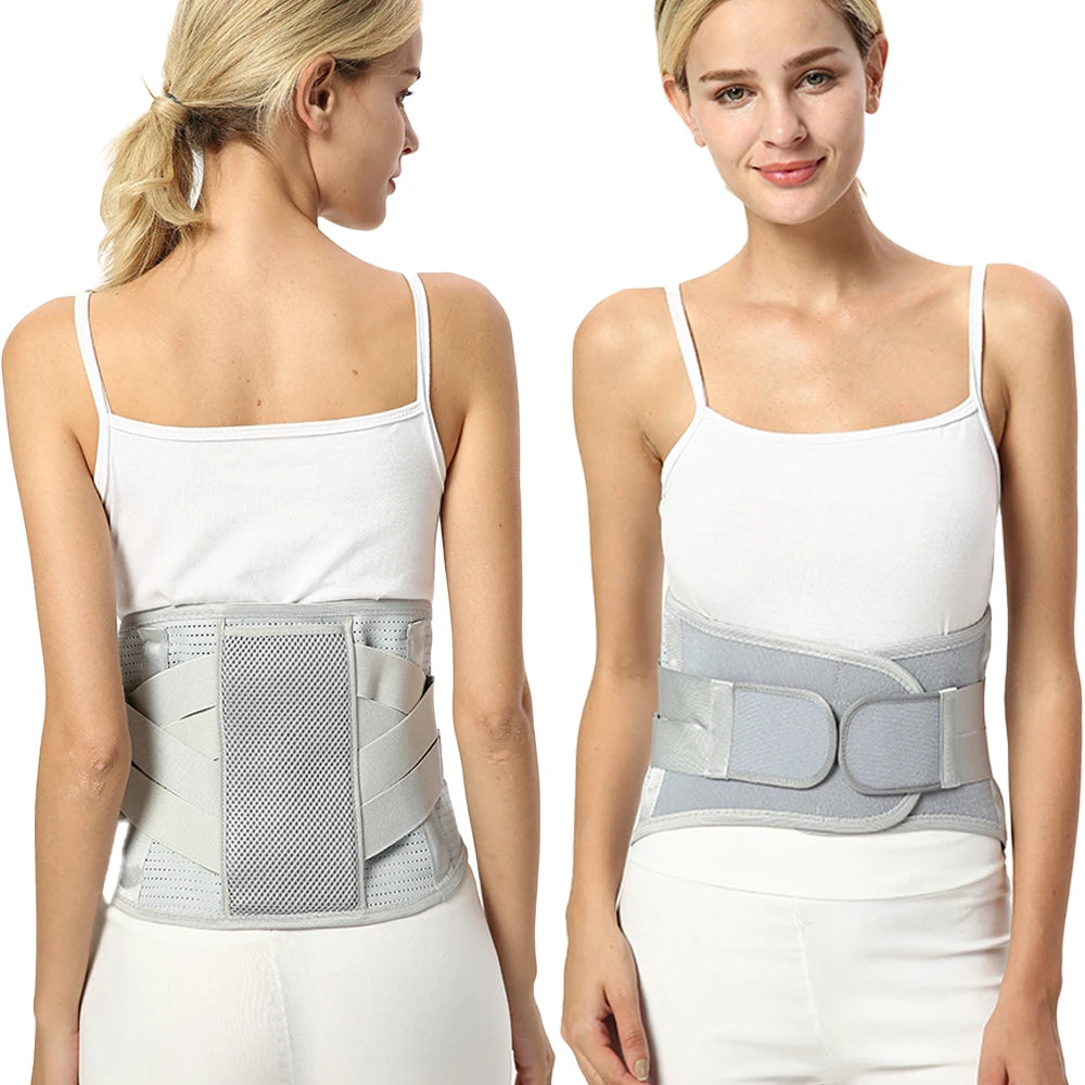 New Design Pain Relief Lower Back Brace Belt Adjustable Flexible Polyester Nylon Professional Protection Waist Support for Men