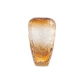 Irregular relief gradient color art glass vase for Home Decoration