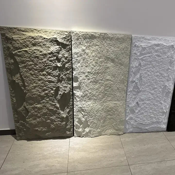 3D Background Pu Stone Wall De Piedra Pu Waterproof Panel Luxury Polyurethane PU Stone One Panel One Wall Decorative Wall Panel