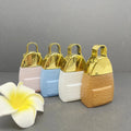 30ml Luxury Skincare Packaging Empty Round 30ml Cream Cosmetic Glass Jar Toner Lotion Pump Body Oil Dropper Glass Bottle