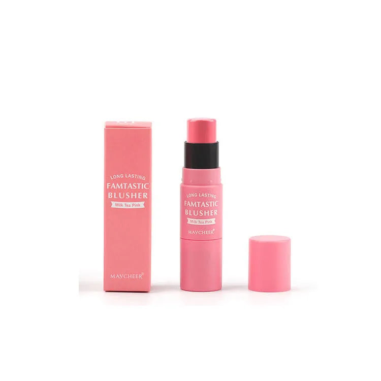 New Product 3 Colors Face Makeup Blush Stick Lip & Cheek Beauty Waterproof  Blush Stick