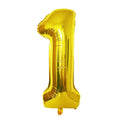 Factory Direct Sale 32 Inch Number Birthday Foil Balloons Gold Silver Quick-Dry Letterpress Printed Party Decorations