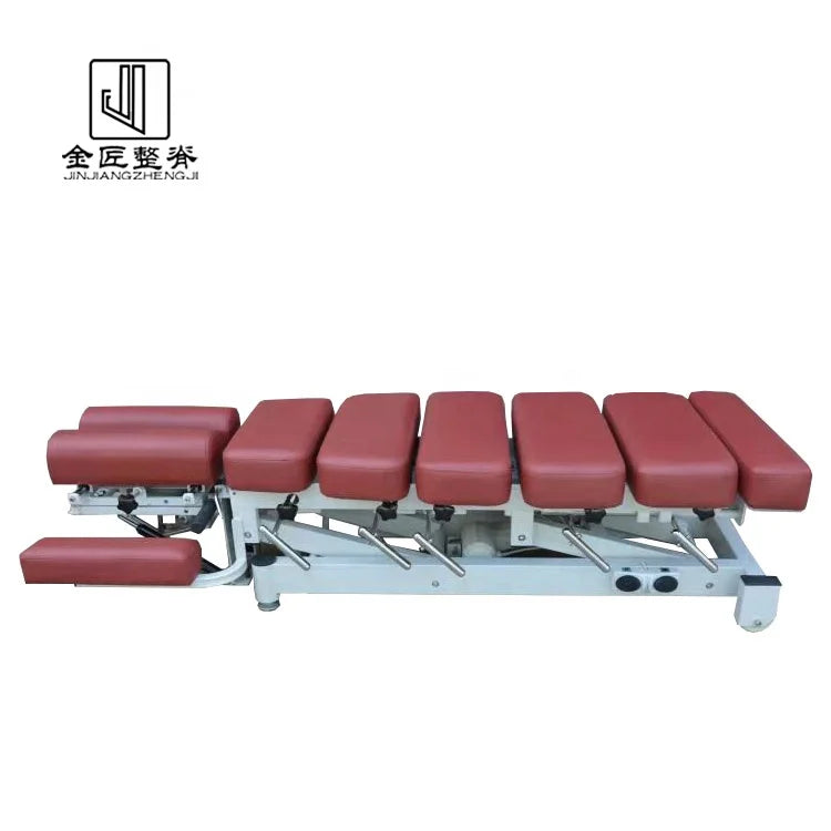 Modern Chiropractic Flexion Table with 6-Drop Electrical Adjustable Bed Height for Hotel and Gym Use