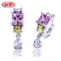 Dubai Gold Platinum Jewelry Fashion Design Hanging Earrings
