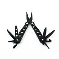 15 in 1 Black Multitool Knife Multi Pocket Fold the Pliers Camping Survival Multi-Functional Outdoor Pliers