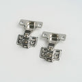 American Style Short Arm Damping Hinges Stainless Steel Soft Close Hydraulic Kitchen Cabinet Hinges Brackets