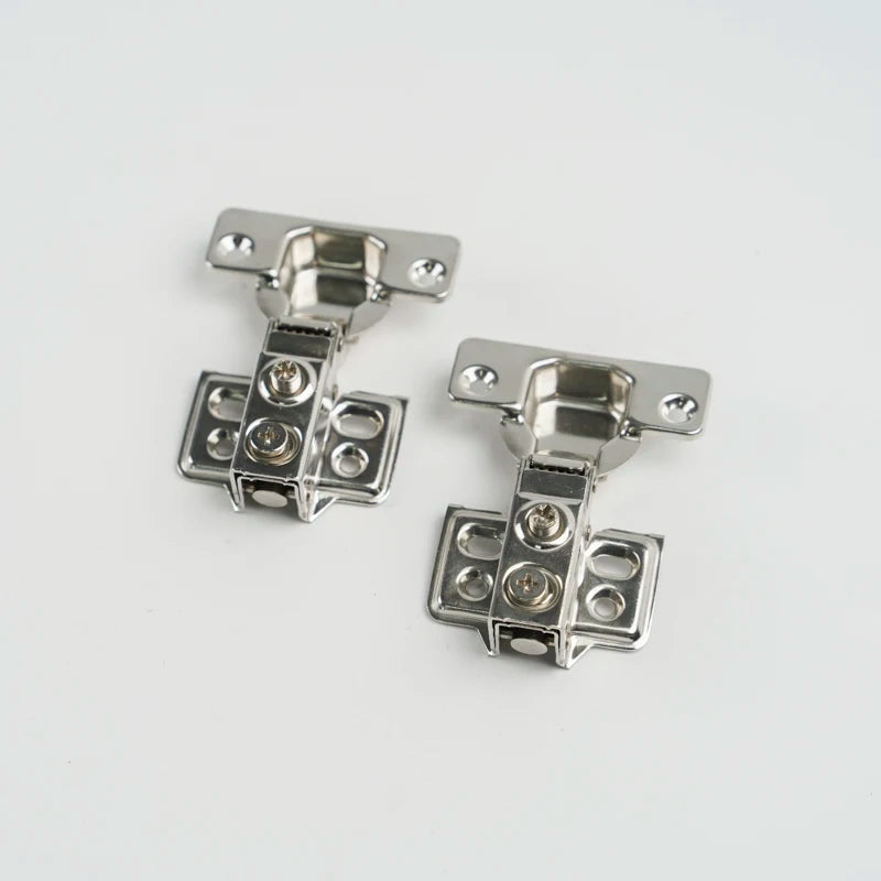 American Style Short Arm Damping Hinges Stainless Steel Soft Close Hydraulic Kitchen Cabinet Hinges Brackets