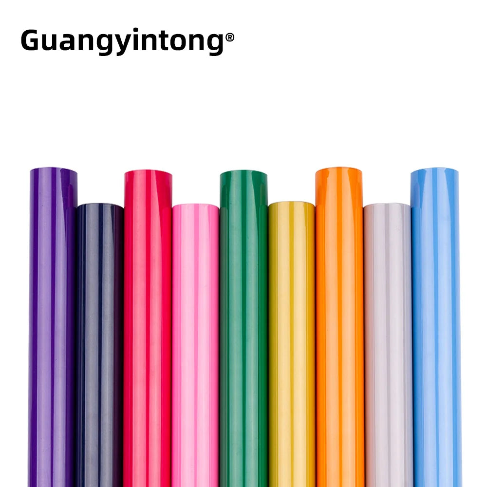 Guangyintong Soft Heat Transfer Vinyl Small Roll Htv Iron on Htv on Vinyl