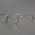 CH8222 Pilot Polygon Titanium  Luxury Prescription Eyeglasses Transparent Presbyopia Women Fashion Glasses Gold Elegant Frames