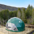Glamping Outdoors PVC Dome Tent Prefab Hotel Resort Dome Tent With Insulation