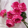 O-X3041 Wholesale Austin Real Touch Flowers Rose Large Size Rose Fake Flowers Long Stem Red Roses Artifical Flowers
