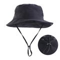 Wholesale Adjustable Waterproof Breathable Polyester Hat With Elastic Strap Bucket Fishing Hiking Boonie Hat for Adult