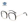 Teenyoun 2024 Metal Half Ring Large Frame Glasses for Men and Women Anti-Blue Light Eye Glasses Wholesale