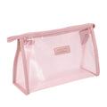 Sample Available Transparent EVA Mesh Toiletry Wash Bag Portable Large Capacity Waterproof Pouch Student Travel Storage Bag