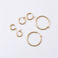 Fenny Ready to Ship Tarnish Free Dainty Simple Basic Hoop Earring Trendy for Women Wholesale Stainless Steel Ladies Jewelry