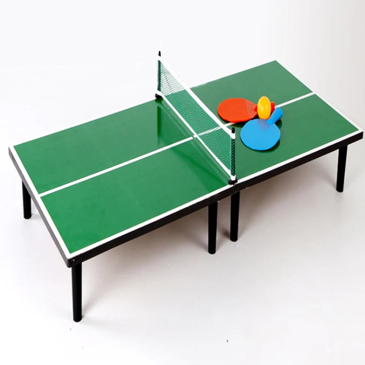 Indoor Sport Desktop Game 60cm Portable Mini Table Tennis Set with MDF Material Wood Color New Design