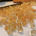Hot Sales Healing Brazil Citrine Fengshui Stones Sphere High Quality Polished Crystal Ball  for Home Decoration