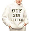A-Z 3inch Cow Print and Gold Alphabet Letter DTF Printing Iron on Decals Heat Transfer Sticker Towel Chenille for T-shirts