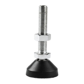 Modern Simplicity Plastic Nylon Machine Base Adjustable Leveling Feet Durable Anti-slip Support Professional Workshop Black