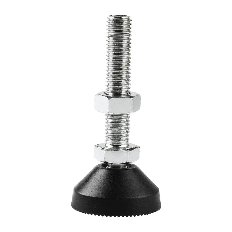 Modern Simplicity Plastic Nylon Machine Base Adjustable Leveling Feet Durable Anti-slip Support Professional Workshop Black