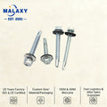 Malaxy Hex Washer Head Self DrillDrill Point #3 Galvanized Self Drilling Screw With Epdm