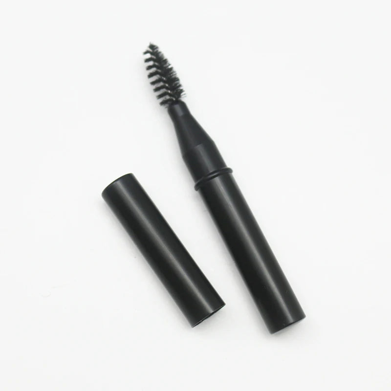 JDK Small Eyelash Wand Black Color Metal Mascara Eyebrow Brush With Lid Cover