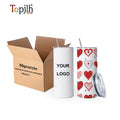 Topjlh Sublimation Customized Printing 304 Stainless Steel Tumbler 20oz 30oz Popular Sublimation Mug for Mother's Day