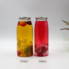 202 500ML PET Soda Beverage Bottle with Easy Open Pull Tab Aluminum Top and Sealing Machine