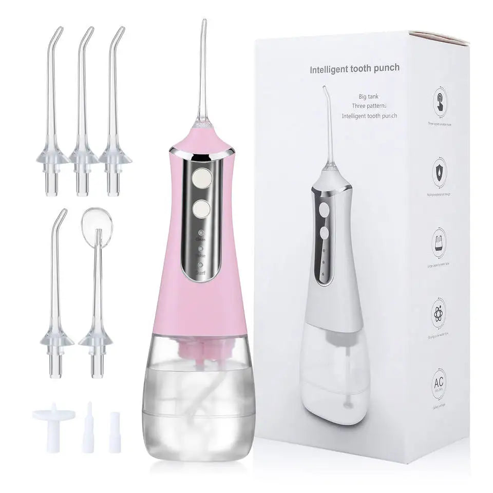 Hot Selling 350ml USB Rechargeable Cordless Oral Irrigator Portable Travel Water Flosser Makeup Tool