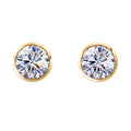 Summer 2022 New Trendy Hip Hop Iced Out VVS Moissanite 925sterling Silver Classical Woman Man Ear Studs