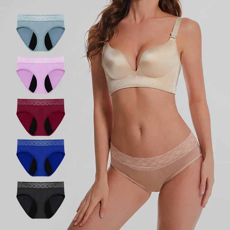 Evenyoung Dikashi Designer Branded Period Menstrual Panties Cotton Women Wenstrual Panties Girl Period Underwear