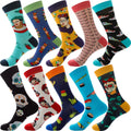 Wholesale Unisex Crazy Funny Cotton Crew Socks With Unique Skull Graphic Design Custom Logo Winter Season Pattern for Men Women