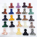 Wholesale Natural Crystal Frog Carving Quartz Crystal Meditation Frog