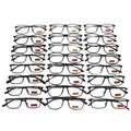 Retro TR90 Eyeglasses Frame Wholesale Pure Black TR90 Glasses Frame Glasses Mixed Batch