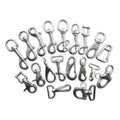 Metal Spring Clasp Clip Buckle Key Chain Bag Accessories Crafts Hook Dog Cat Leash Lock Lobster Swivel Snap Hook