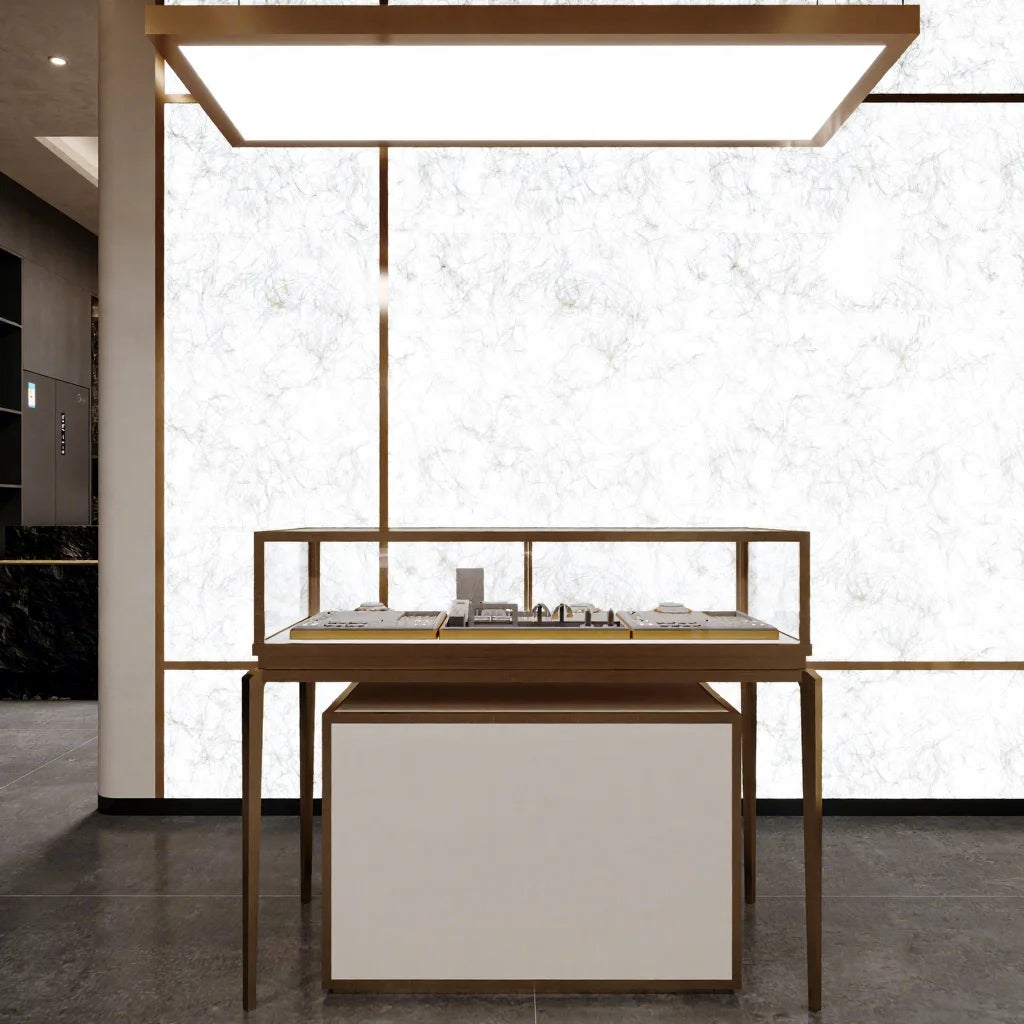 New Design Jewellery Display Cabinet Custom Jewelry Display case for Luxury Shopping Mall
