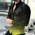 Anti-Wrinkle Slim Fit Printed Shirt for Men Full Collar Hawaiian Spring Summer Smart Casual Beach Vacation Shirt 6XL