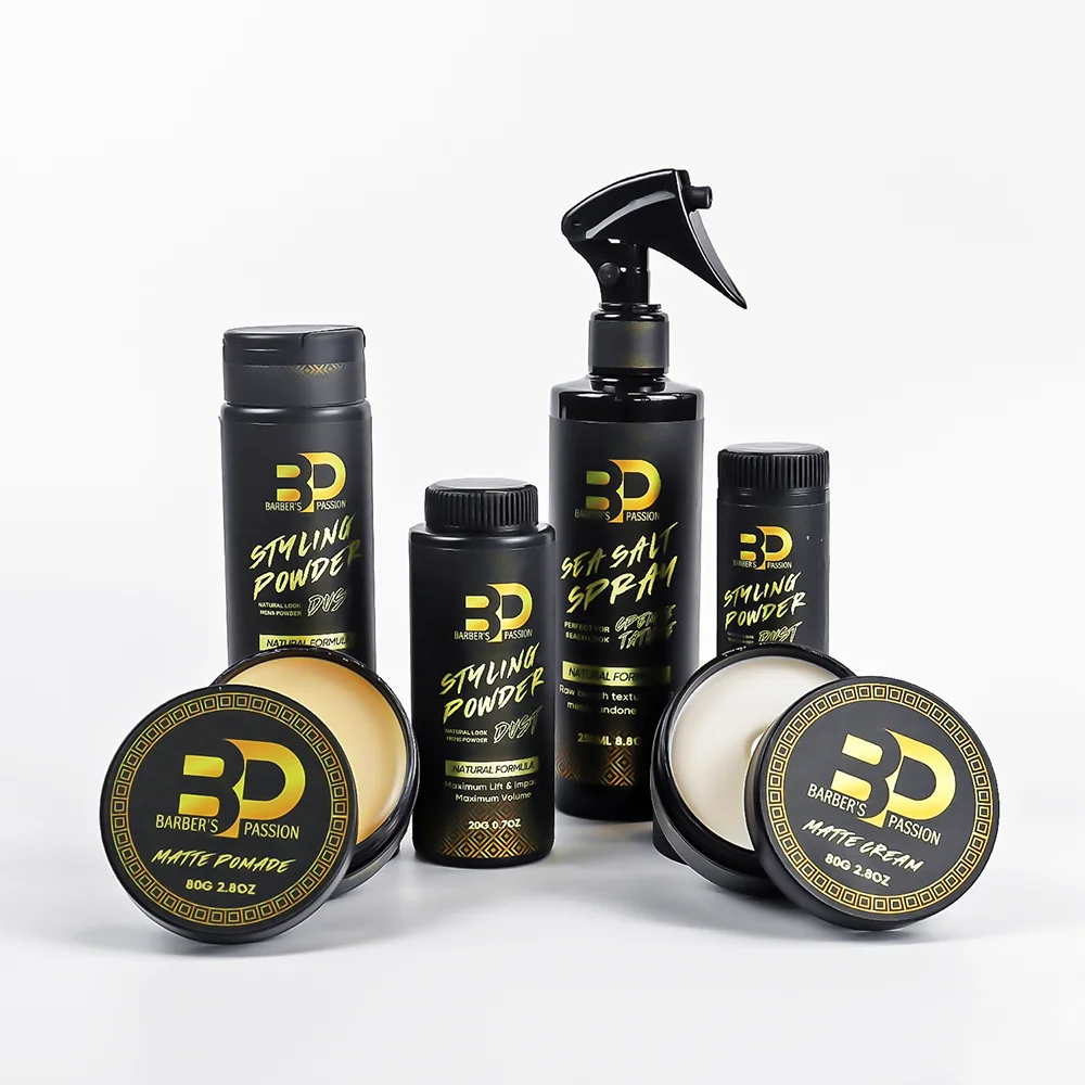 BARBERPASSIO Vegan No Animal Testing Best Mens Firm Hold Hair Clay Styling Paste Products