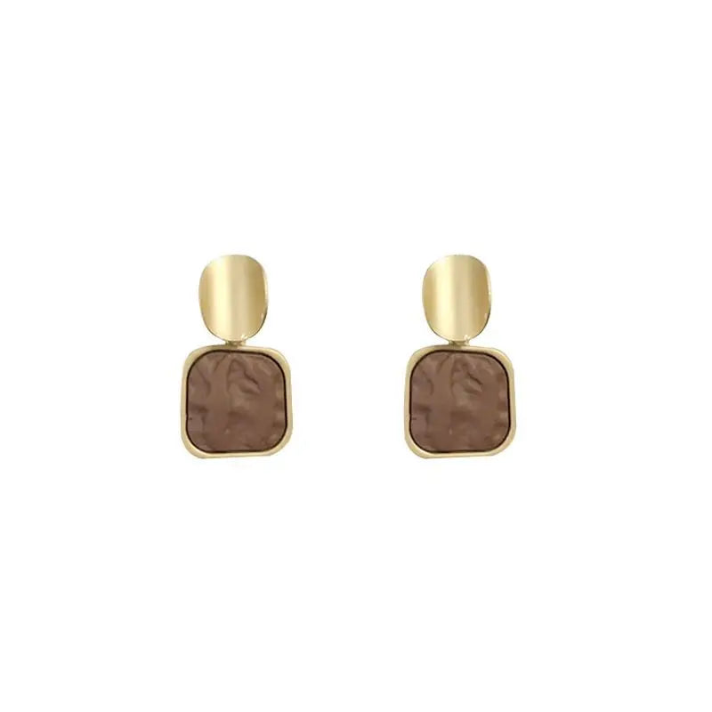 AA00792 Geometry square Earrings Wome New Trend Personality Fashion Earring Sense of Luxury Earrings