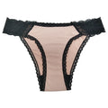 Shanhao High Quality 4-Layer Absorbent Organic Cotton Girls Period Panties Lace Everyday Solid Style Menstrual Bragas for Women