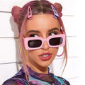 ADE WU STY20877G 2024 Fashion Popular Square Sun Glasses Women Men Candy Color Sunglasses Retro Rectangle Shades UV400 Wholesale