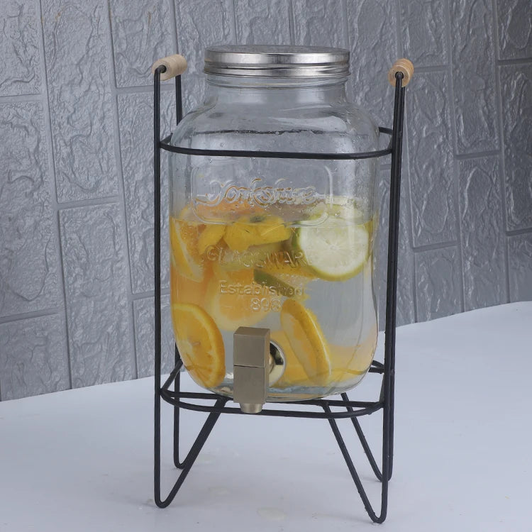4L/5L/8L Mason Jar Dispenser With Spigot 304 Stainless Steel Drink Dispenser Beverage