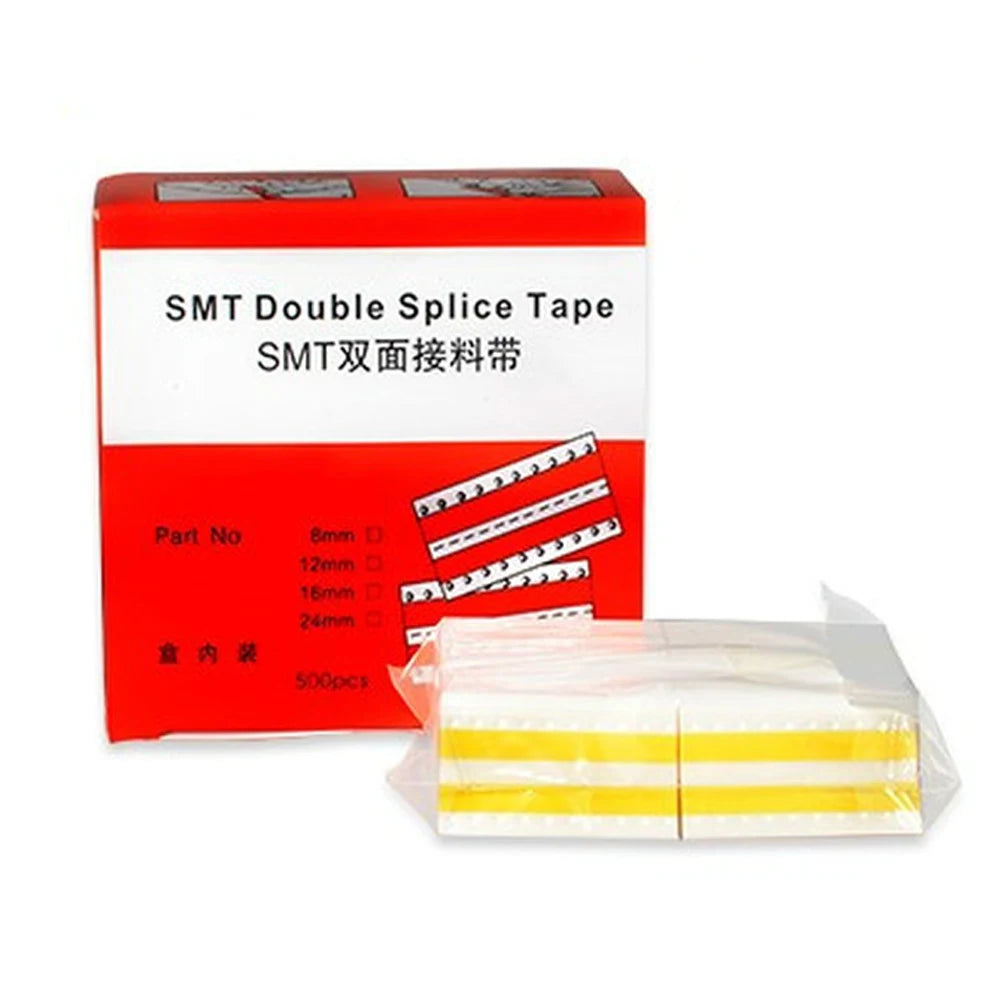 8mm Yellow SMD SMT Splice Tape Carrier Double Single Splice SMT Splice Tape for Abrasive Belt Made Durable PE for Mailing