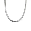 Factory Wholesale 925 Silver Necklace 4MM Snake Chain Men Women Couple Sterling Silver Jewelry Blade Chain