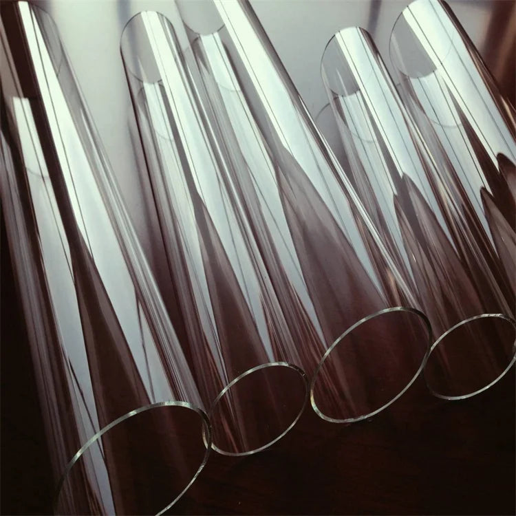 JR Glass Wholesale Custom Heat Resistant clear Borosilicate Glass Tube and Rod