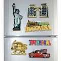 Personalized  Custom Promotional Gits Tourist Gifts Metal Refrigerator Souvenirs Fridge Magnets for Gifts
